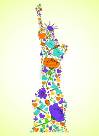 Téléchargez les illustrations : Illustration du printemps New York - en licence libre de droit