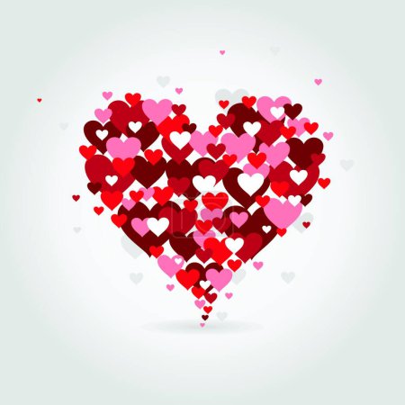 Illustration for Love icon, vector illustration - Royalty Free Image