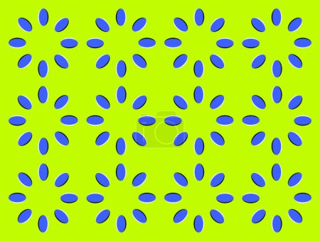 Ilustración de Ilustración de la ilusión óptica vectorial - Imagen libre de derechos