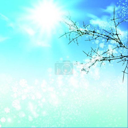 Illustration for Illustration of the winter - Royalty Free Image