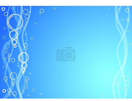 Illustration for Illustration of the Bubbles in water - Royalty Free Image