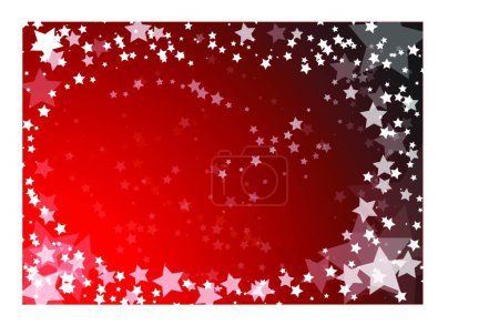 Photo for "Vector christmas card with stars" - Royalty Free Image