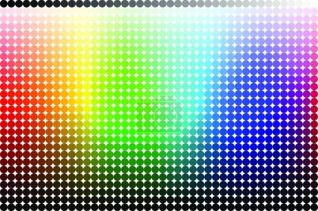 Illustration for Illustration of the Color palette (spectrum) - Royalty Free Image