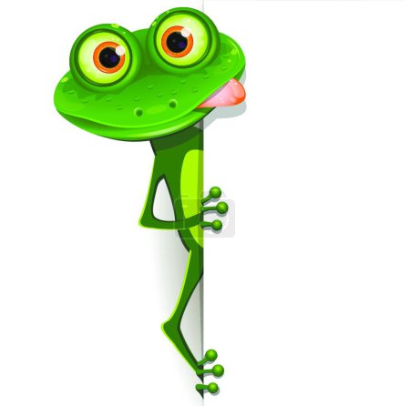 Illustration for Illustration of the frog - Royalty Free Image