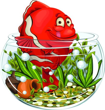 Illustration for Illustration of the Fish - Royalty Free Image