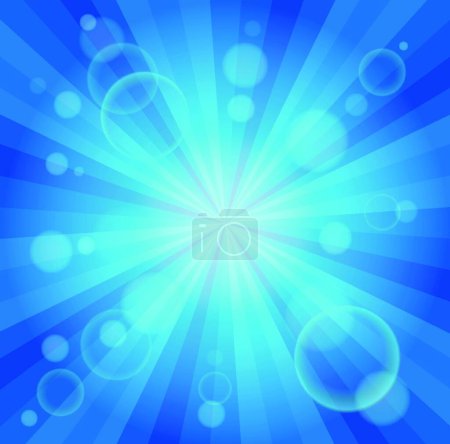 Illustration for "Abstract image with sunlight rays " - Royalty Free Image