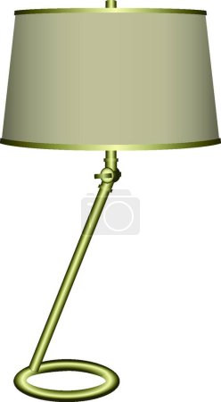 Ilustración de Ilustración de la lámpara de mesa - Imagen libre de derechos