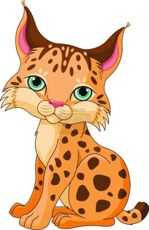 Ilustración de Lynx, ilustración vectorial gráfica - Imagen libre de derechos