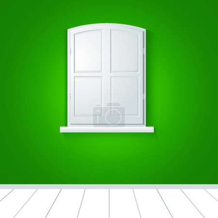 Illustration for "Window con Vector illustration" - Royalty Free Image