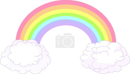 Illustration for Rainbow icon  vector illustration - Royalty Free Image