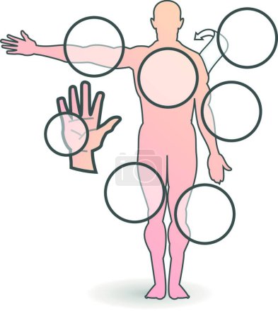 Ilustración de Cartel médico, ilustración vectorial colorido - Imagen libre de derechos