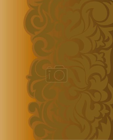 Illustration for Brown asymmetrical background  vector illustration - Royalty Free Image