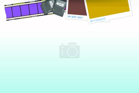 Illustration for Photographer Tools, colorful vector illustration - Royalty Free Image