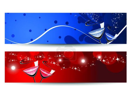 Illustration for Abstract  banner for new year, graphic vector illustration - Royalty Free Image