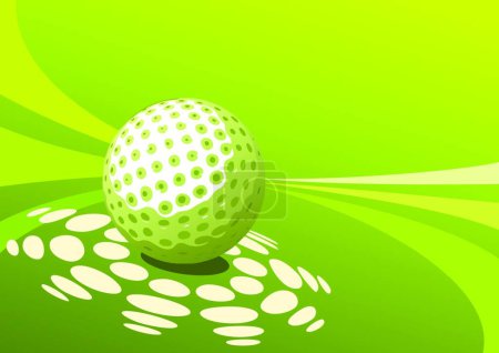 Illustration for "Golf design" colorful vector illustration - Royalty Free Image