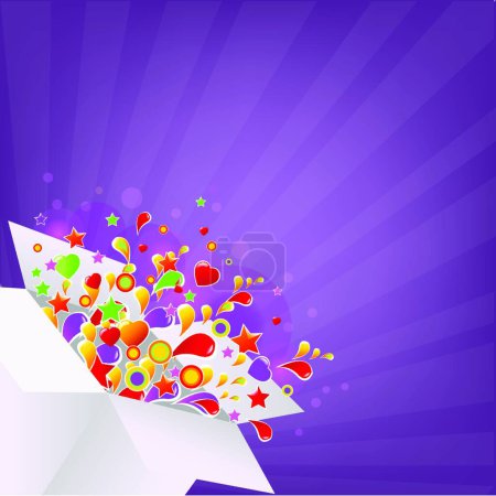 Ilustración de "Caja colorida "ilustración vectorial colorido - Imagen libre de derechos