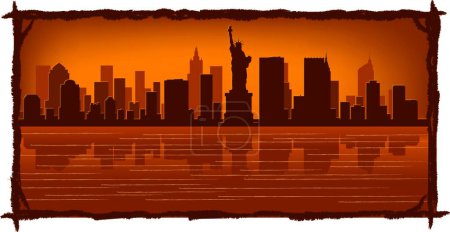 Illustration for Illustration of the New York - Royalty Free Image