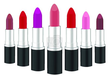 Illustration for Illustration of the lipstick - Royalty Free Image