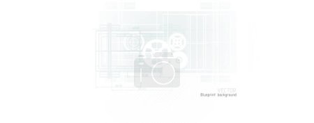 Illustration for Blueprint icon, simple design - Royalty Free Image