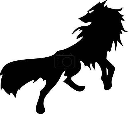 Illustration for Illustration of the  wolf - Royalty Free Image