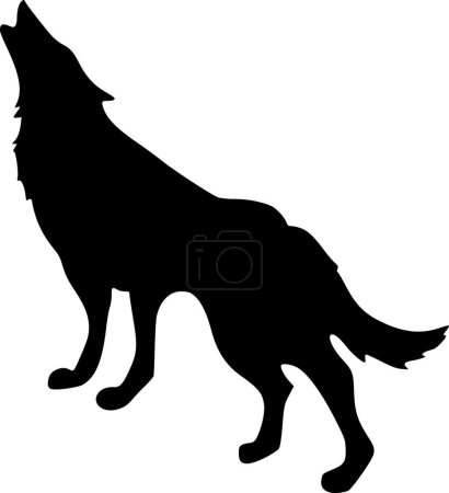Illustration for Illustration of the wolf - Royalty Free Image