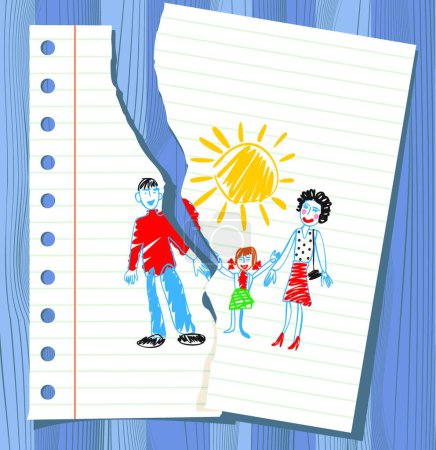 Ilustración de Dibujo infantil, ilustración vectorial gráfica - Imagen libre de derechos