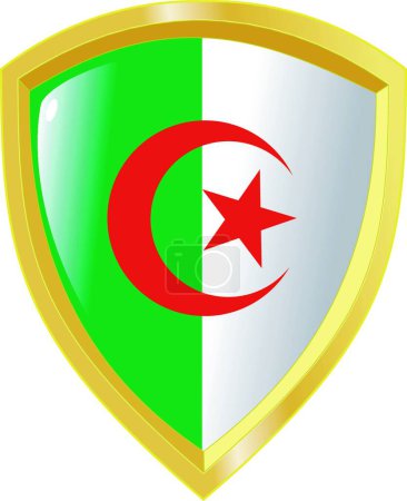 Ilustración de Emblema de Argelia, ilustración vectorial - Imagen libre de derechos