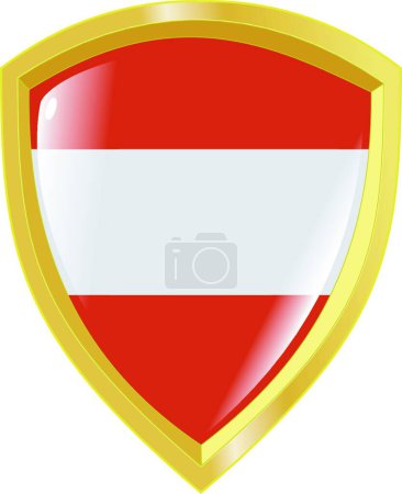Ilustración de Emblema de Austria, ilustración vectorial - Imagen libre de derechos