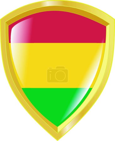Ilustración de Emblema de Bolivia, ilustración vectorial - Imagen libre de derechos