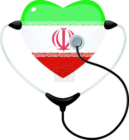 Téléchargez les illustrations : Médecine Iran illustration vectorielle - en licence libre de droit