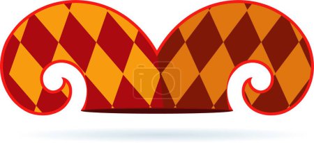 Illustration for "Vector illustration of a jester hat" - Royalty Free Image