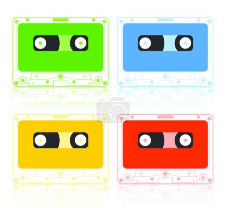 Illustration for Musical film icon for web, vector illustration - Royalty Free Image