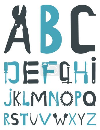 Ilustración de Alfabeto conjunto vector ilustración - Imagen libre de derechos