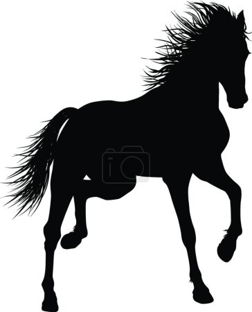 Ilustración de Icono del caballo, ilustración del vector - Imagen libre de derechos