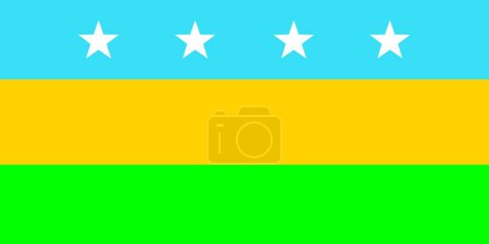 Ilustración de Bandera del cantón de Banos, ilustración vectorial gráfica - Imagen libre de derechos