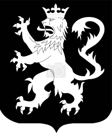Ilustración de Charnoz escudo de armas vector ilustración - Imagen libre de derechos