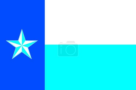 Ilustración de Bandera del condado de Dallas, vector gráfico ilustración - Imagen libre de derechos