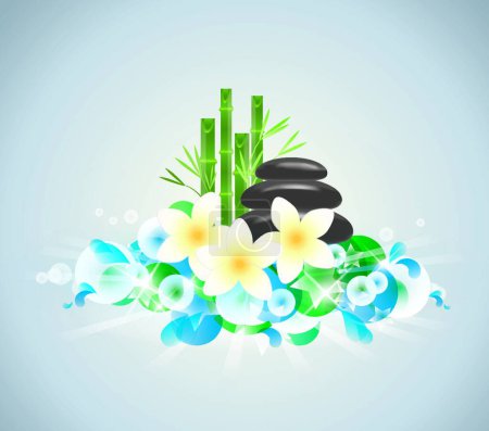 Illustration for Beauty nature, graphic vector illustration - Royalty Free Image