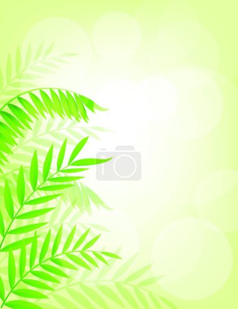 Téléchargez les illustrations : Arrière-plan vecteur palmier - en licence libre de droit