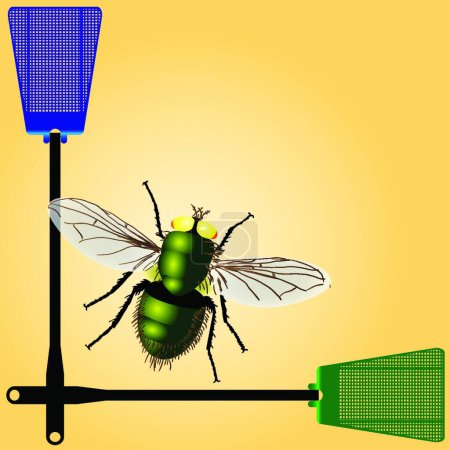 Ilustración de Swatter, ilustración vectorial gráfica - Imagen libre de derechos