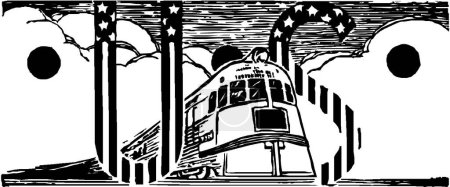 Illustration for High-speed train vector illustration - Royalty Free Image