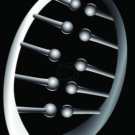 Ilustración de Conexiones cromosómicas vector ilustración - Imagen libre de derechos