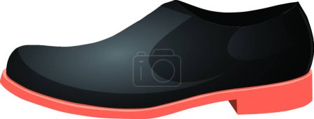 Illustration for Men is shoes, graphic vector illustration - Royalty Free Image
