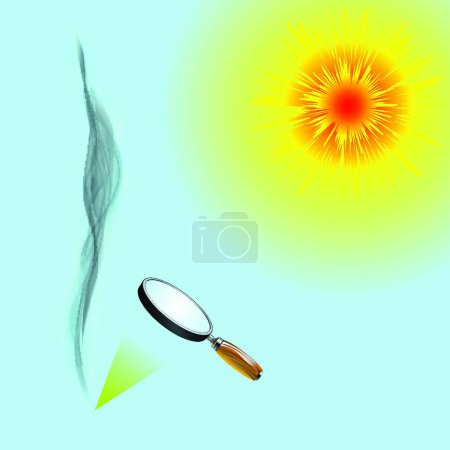 Ilustración de Ilustración del vector de energía solar - Imagen libre de derechos