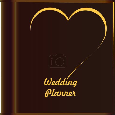 Ilustración de Planificación de la boda, ilustración vectorial diseño simple - Imagen libre de derechos