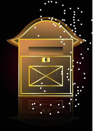 Ilustración de "buzón de correo "vector ilustración - Imagen libre de derechos
