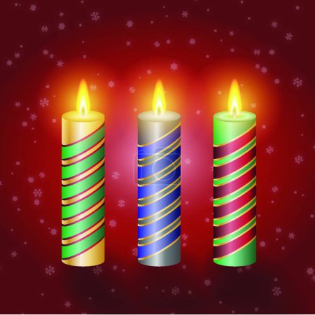 Illustration for Vector illustration of candles - Royalty Free Image