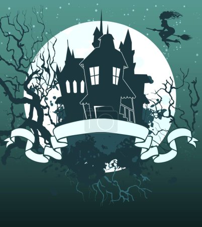 Illustration for Illustration of the Halloween - Royalty Free Image