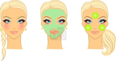 Illustration for Beauty woman, graphic vector illustration - Royalty Free Image