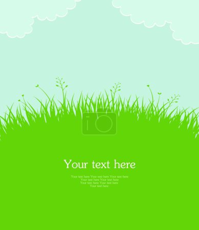Illustration for Illustration of the Summer grass - Royalty Free Image
